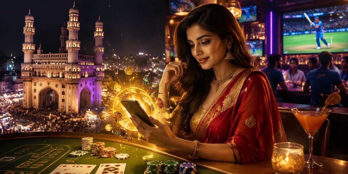 VIP player enjoying cricket betting near Charminar Hyderabad